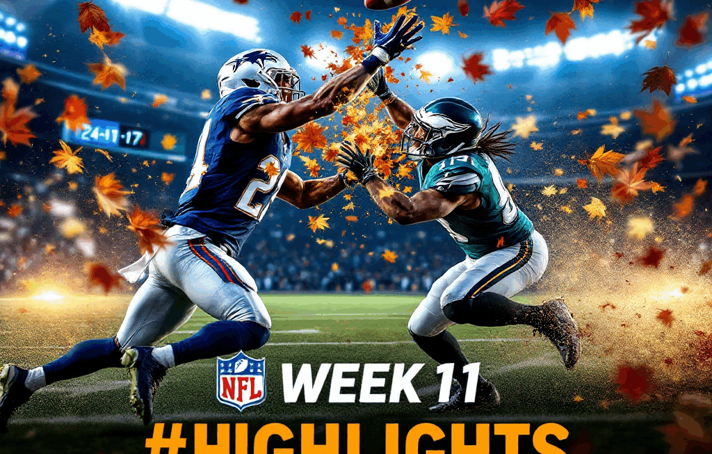 패트리어츠가 제츠에 24-17 승리! NFL 11주차 하이라이트 총정리