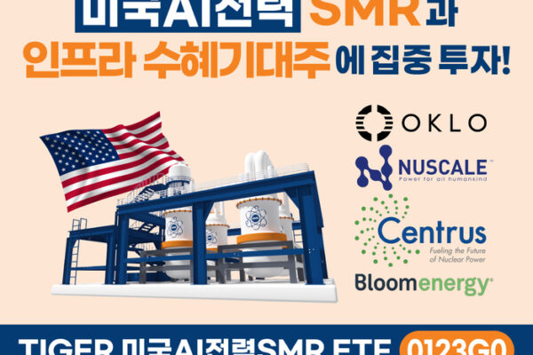 [뉴스] 뉴스케일파워·오클로 최대 비중…미래에셋 ‘TIGER 미국AI전력SMR’ ETF 신규 상장
