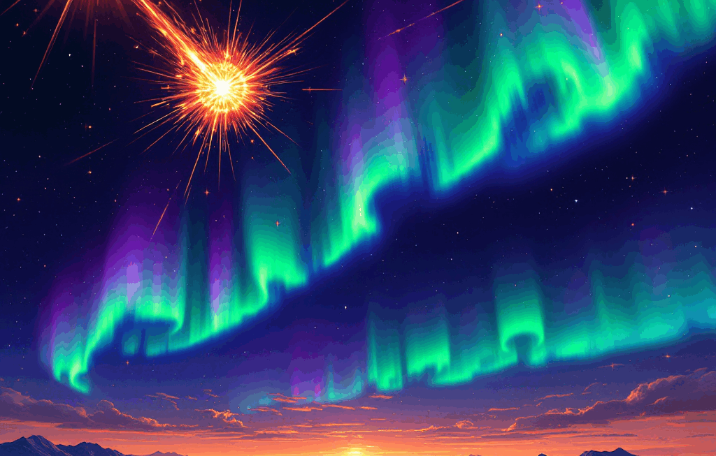 2025년 최강 태양폭발! 오늘밤 미국 전역 북극광 관측 가능 지역 총정리