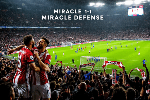 선덜랜드 짠물수비의 기적! 자카 데뷔골로 에버턴과 1-1 무승부