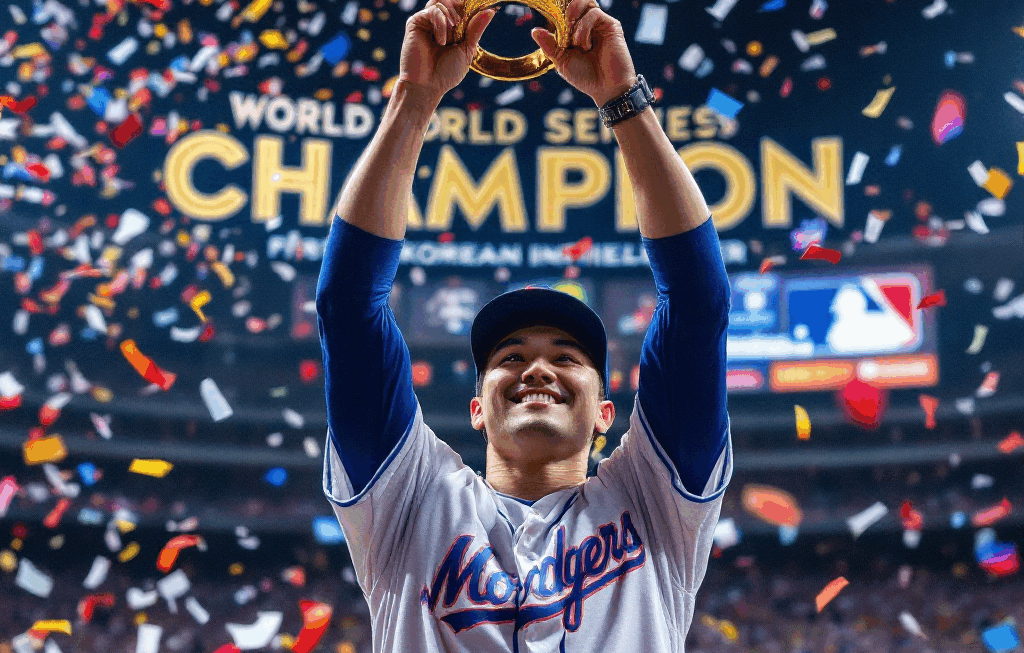 김혜성 MLB 첫해 월드시리즈 우승! 한국인 야수 최초 쾌거의 모든 것