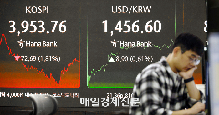 [뉴스] 주식 하락하고 환율 오르고