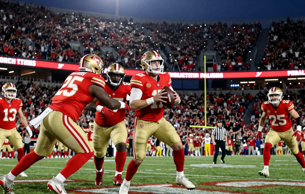 49ers 플레이오프 진출 확정! 브록 퍼디의 러싱 TD로 11승 달성