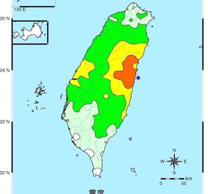 [뉴스] 타이베이 지하철 1분간 멈췄다…대만 동부 해역서 5.7 규모 지진