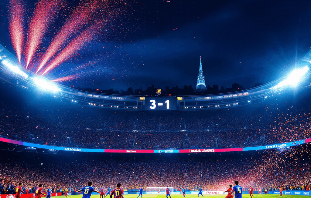 바르셀로나 3-1 아틀레티코, 라리가 선두 4점차 확대하며 우승 가시권