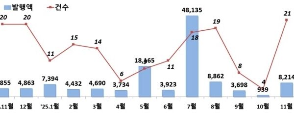 [뉴스] ‘증시 활황’에 유증·IPO 늘면서 지난달 주식발행 8배 ‘쑥’