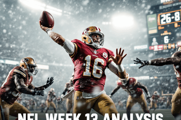 49ers 26-8 완승! 눈 속에서 빛난 Purdy의 리더십 [NFL Week 13 분석]