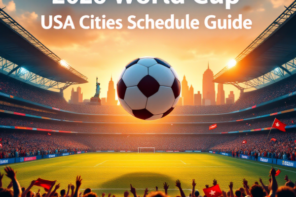 2026 FIFA 월드컵 미국 11개 도시 경기 일정 대공개! 팬 필수 가이드