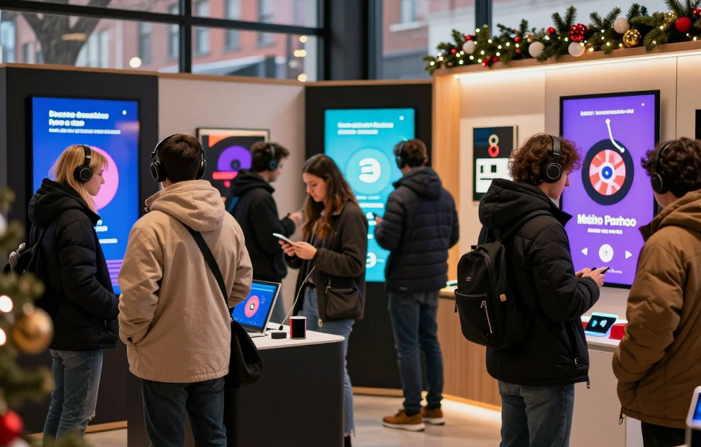 스포티파이 네이버 손잡고 성수동 팝업스토어 오픈! 연말 특별 이벤트 현장