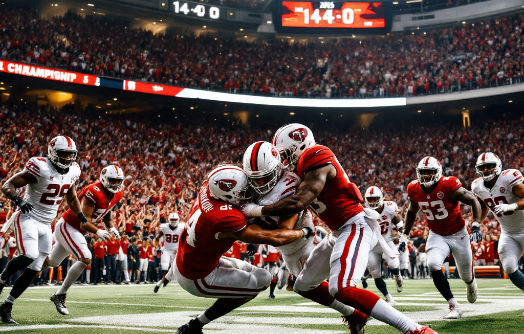 2025 SEC 챔피언십: 조지아가 앨라배마를 14-0으로 압도한 충격적 하프타임