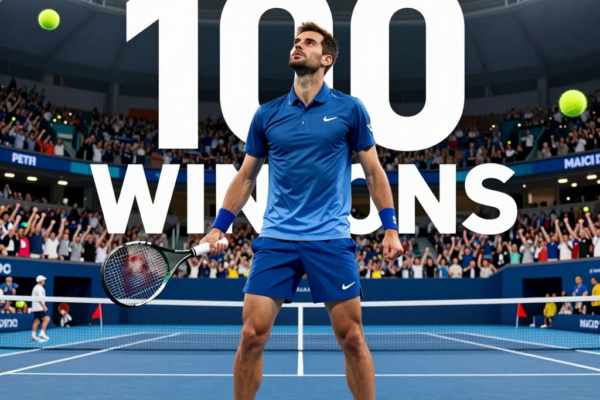 조코비치, 호주오픈 100승 달성! 메이저 25승 도전 나서
