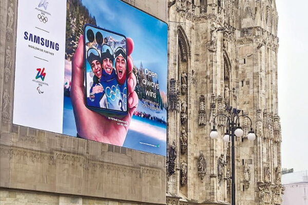 [뉴스] 삼성전자, 伊 밀라노서 동계올림픽 옥외 광고