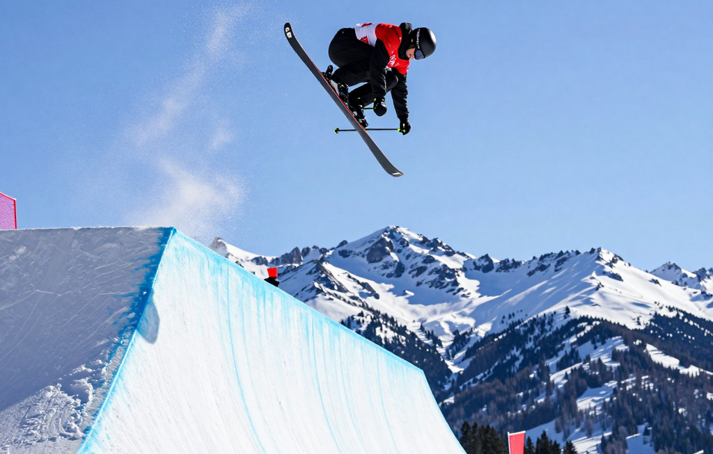 이승훈, 한국 최초 프리스타일 스키 하프파이프 올림픽 결선 진출