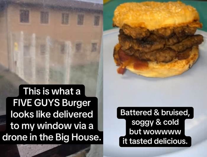 [뉴스] “드론 타고 담벼락 넘은 햄버거, 먹을만 했다”…틱톡 영상에 교도소 보안 ‘논란’