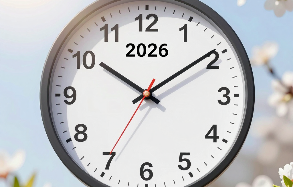 2026년 일광절약시간제 시작: 3월 8일 새벽 2시 시계 조정 필수