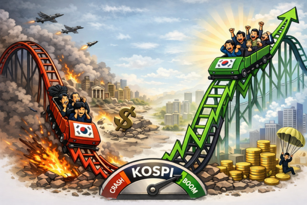 [뉴스] 12% 폭락 뒤 하루새 9% 급등…롤러코스터 탄 코스피, 그 이유가