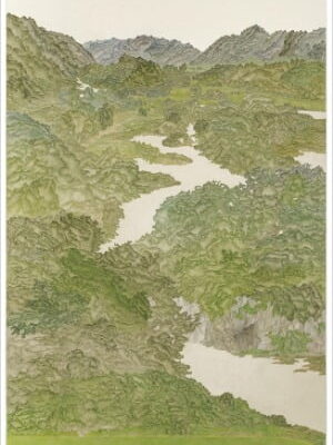 [뉴스] 먹으로 그린 바다가 한국화 경계를 넘다