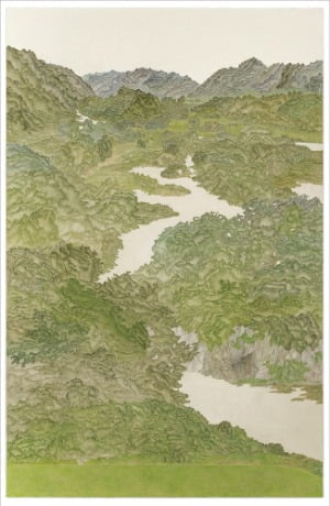 [뉴스] 먹으로 그린 바다가 한국화 경계를 넘다