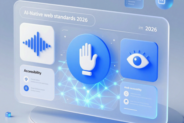 2026년 AI-Native 웹 표준이 바꾸는 접근성의 미래 5가지 핵심 특징