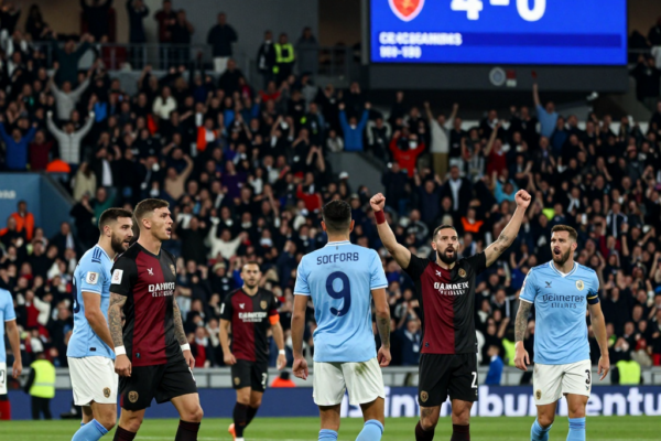 맨시티, 리버풀 4-0 완파! FA컵 8강 충격적 결과