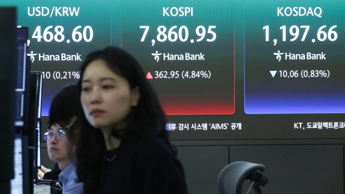 [뉴스] 코스피 7800선 돌파에 하락 출발한 원·달러 환율
