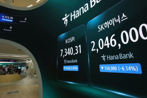 [뉴스] [속보] 코스피 6%대 급락, 장중 7000선 무너져