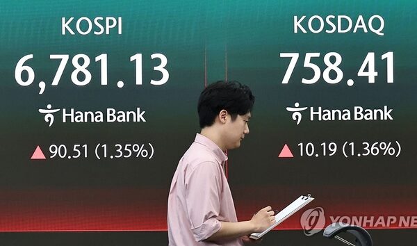 [뉴스] 미국과 이란 협상 기대감에…급락했던 코스피 6800선 상승 출발
