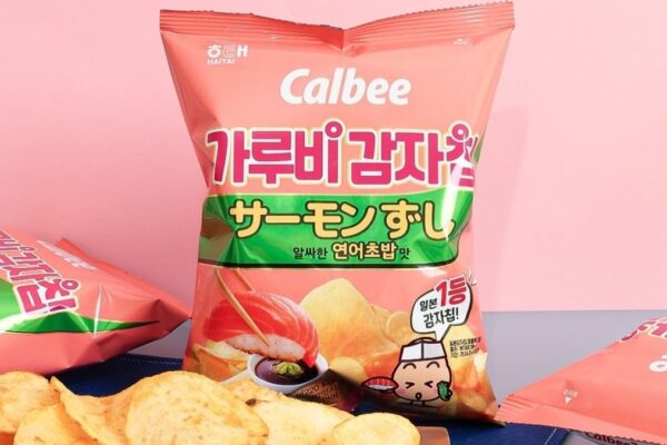 [뉴스] 연어·와사비 시즈닝 담았다…해태, 초밥 콘셉트 감자칩 출시