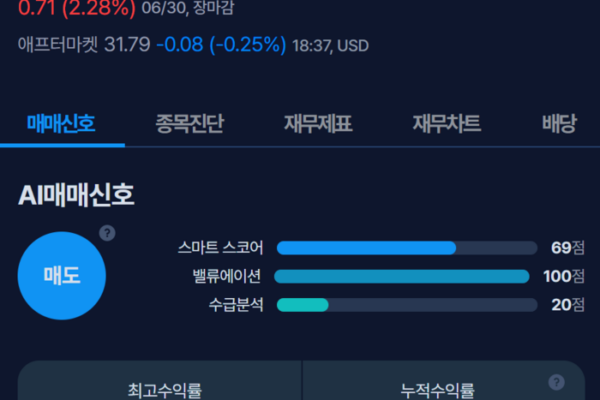 [뉴스] [MK시그널] 콘스텔리움 매도신호 포착, 수익률 33.3% 달성