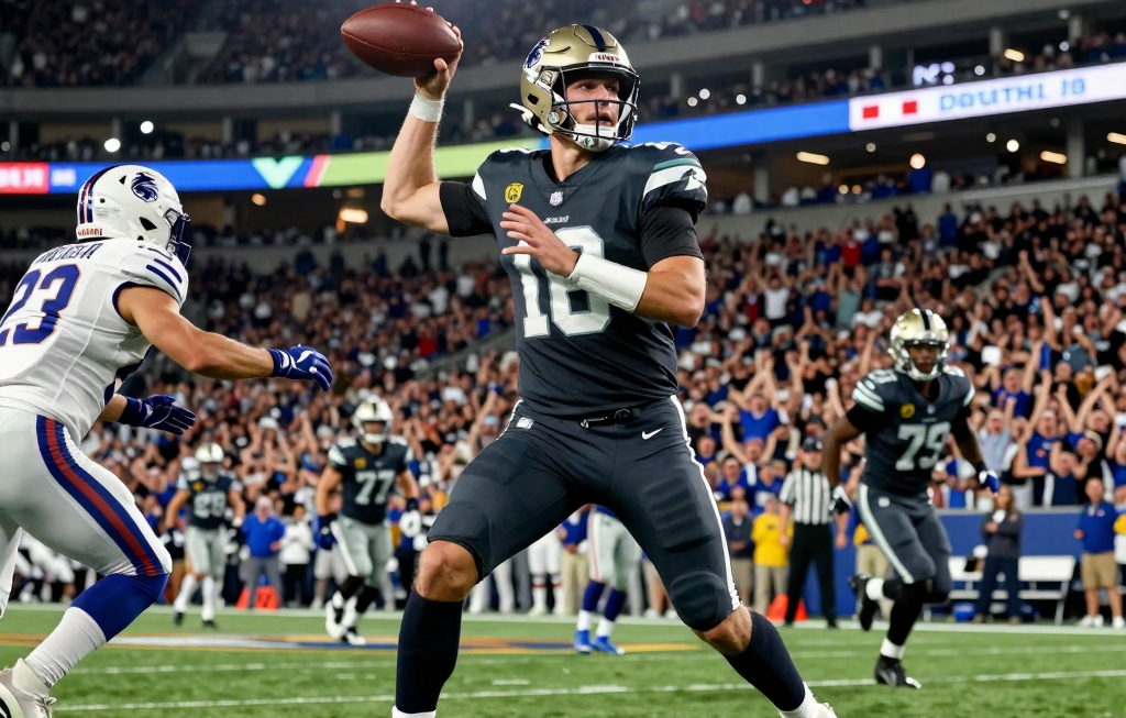 드래프트 미지명 QB가 NFL 첫 경기에서 역전 결승 터치다운을 터뜨린 이유