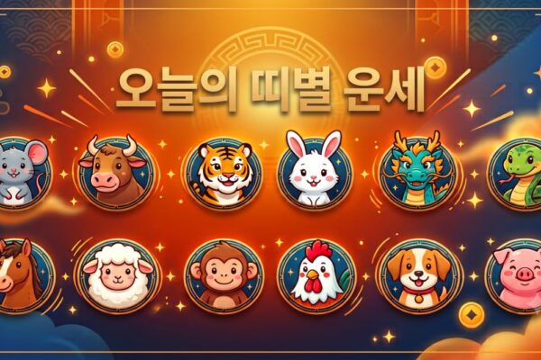 [뉴스] 8월 11일 띠별 운세
