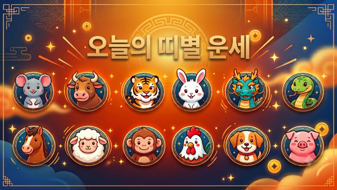 [뉴스] 8월 12일 띠별 운세