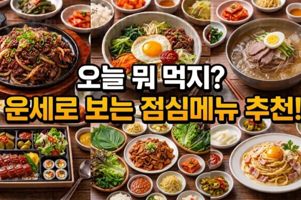 [뉴스] 오늘 뭐 먹지?…8월 19일 띠별 추천 점심메뉴