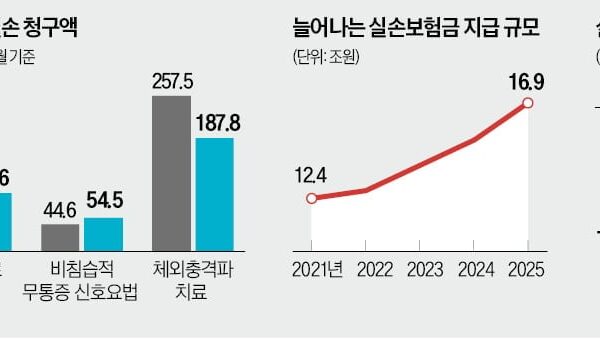 [뉴스] 도수치료 묶자…닮은꼴 비급여 청구액 폭증