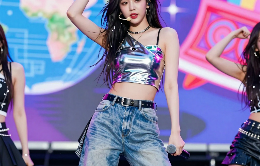 트와이스 지효, 워터밤 청바지 선택이 바꾼 K-pop 아이돌의 새로운 기준