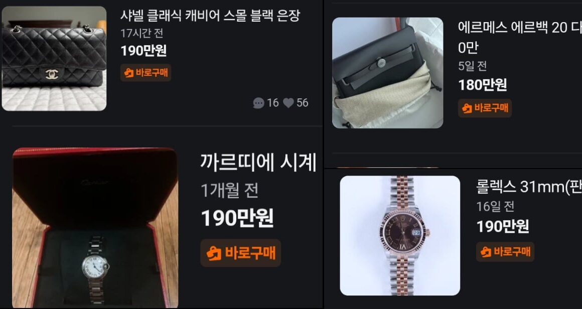 [뉴스] 샤넬백도 롤렉스 시계도 190만원?…횡재인 줄 알았더니