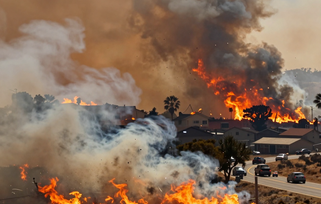 캘리포니아 Norte Fire 확산 총정리: 16,000명 대피 명령의 모든 것