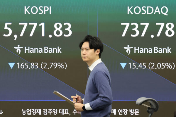 [뉴스] [속보] 코스피 4%대 급락…매도 사이드카 발동